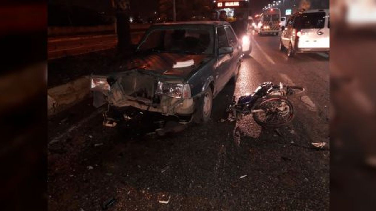 Urfa'da otomobil ile motosiklet çarpıştı, 1 ölü