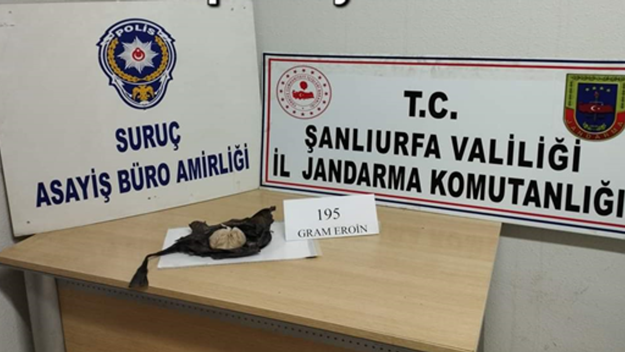 Şanlıurfa’da Jandarma ve polisten başarılı operasyon
