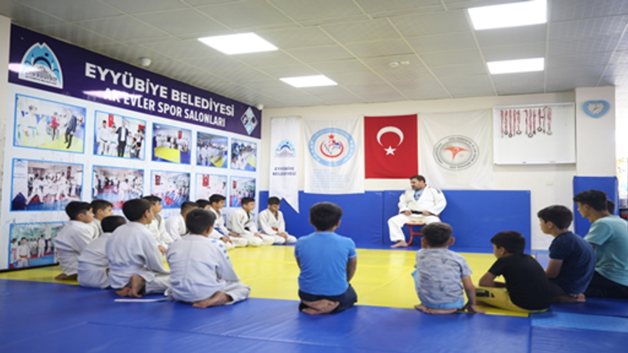 Eyyübiye'de Gençler yaz spor okullarına  hucum etti