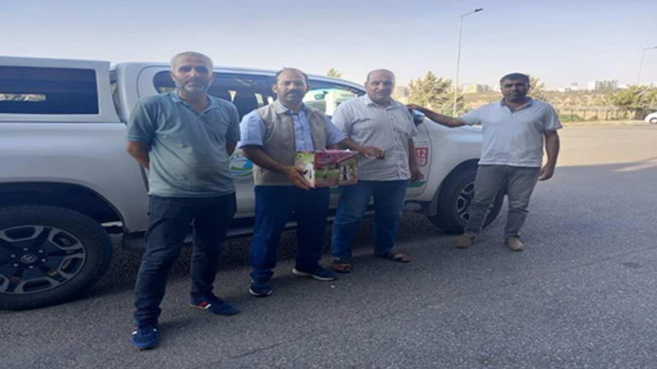 Şanlıurfa'da yaralı bulunan peçeli Baykuş tedavi altına alındı