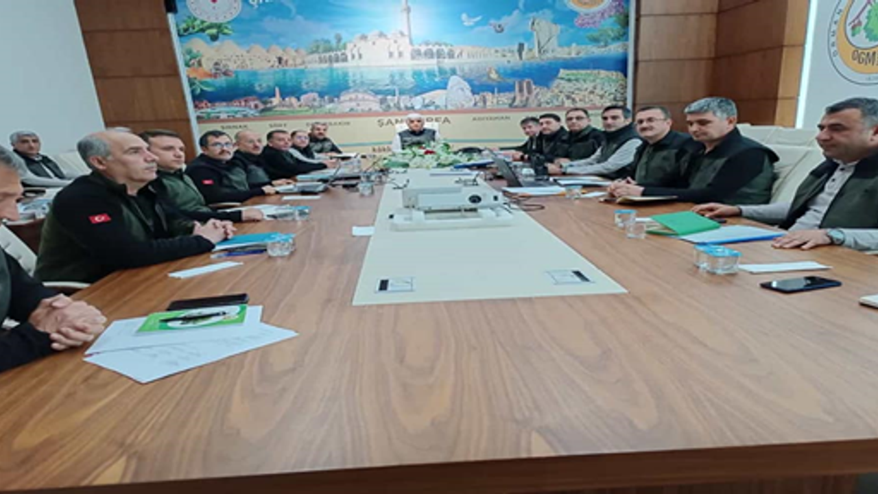 Şanlıurfa Orman Bölge Müdürlüğünden değerlendirme toplantısı