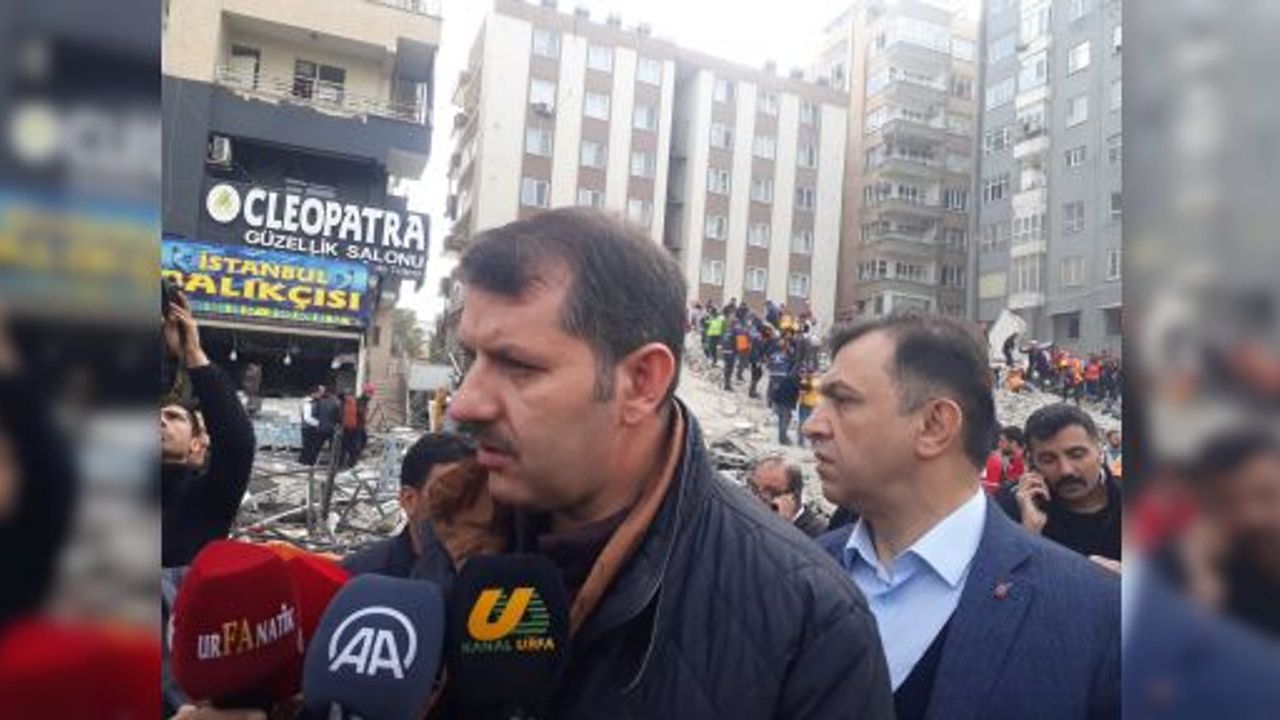 Vali Ayhan', Çöken bina ile ilgili açıklama