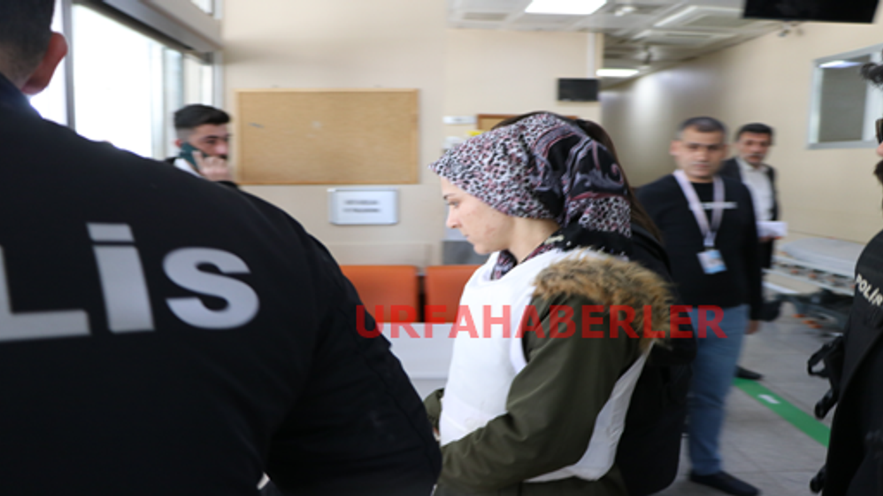 Şanlıurfa’da kayınbiraderini silahla öldürün kadın Adliye’ye sevk edildi