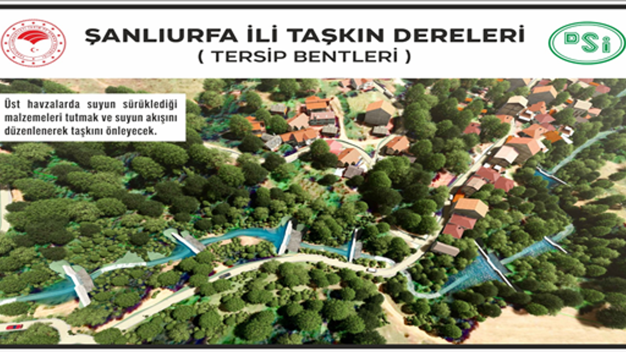 DSİ Şanlıurfa’da taşkın dereleri için sözleşme imzaladı