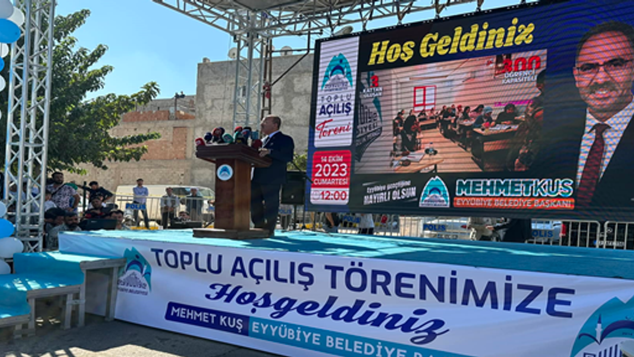 Bekir Bozdağ’ın katılımıyla Eyyübiye’de hizmete girdiler