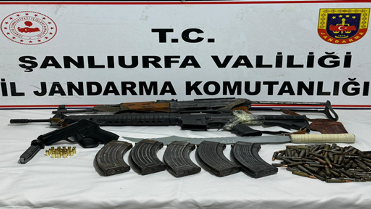 Siverek’te çok sayıda silah ele geçirildi!