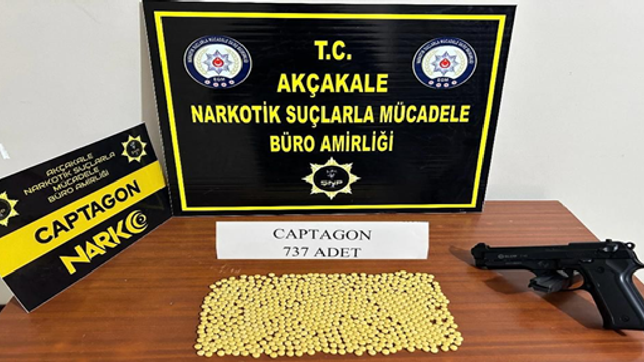 Akçakale’de 737 adet uyuşturucu hap ele geçirildi