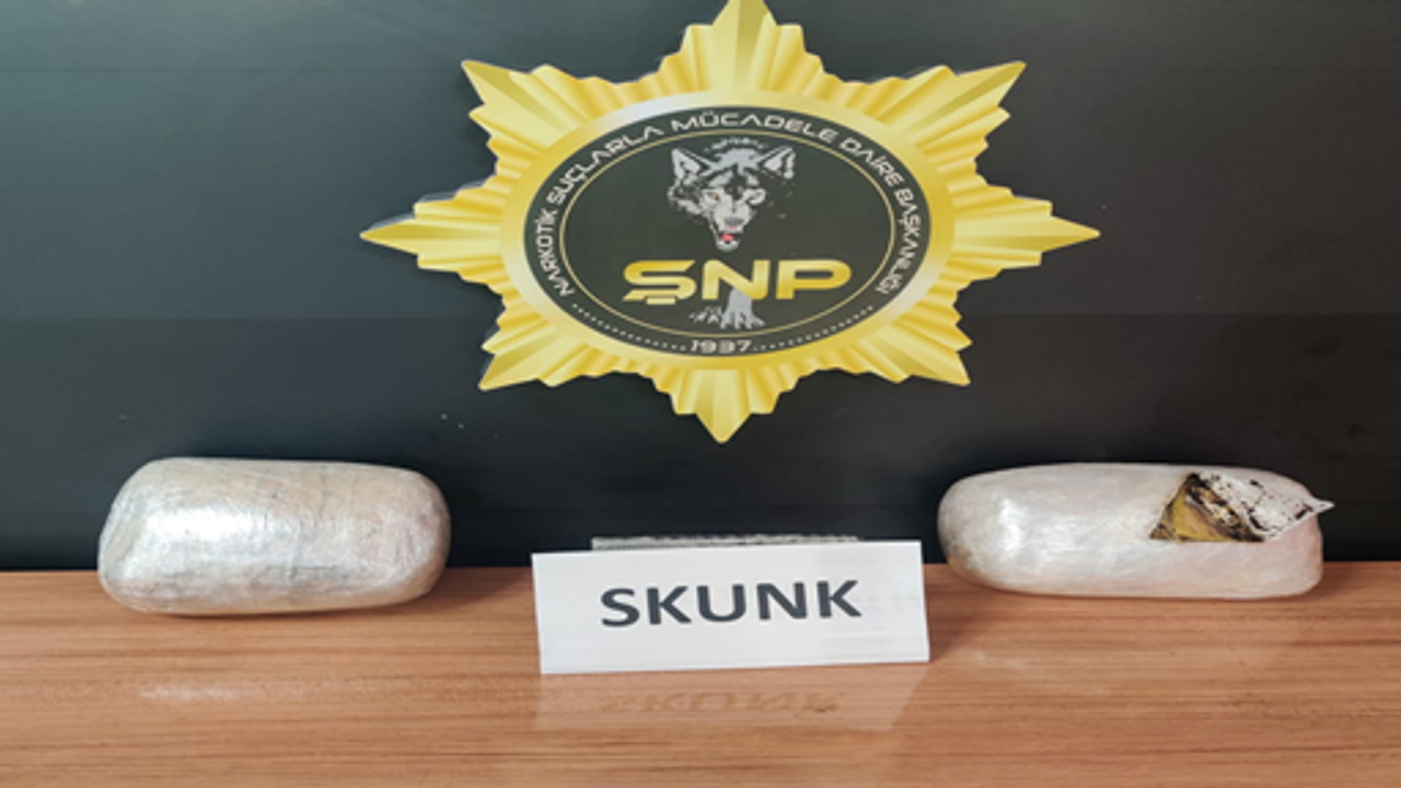 Şanlıurfa’da 4 kilo skunk maddesi ele geçirildi, 1 gözaltı