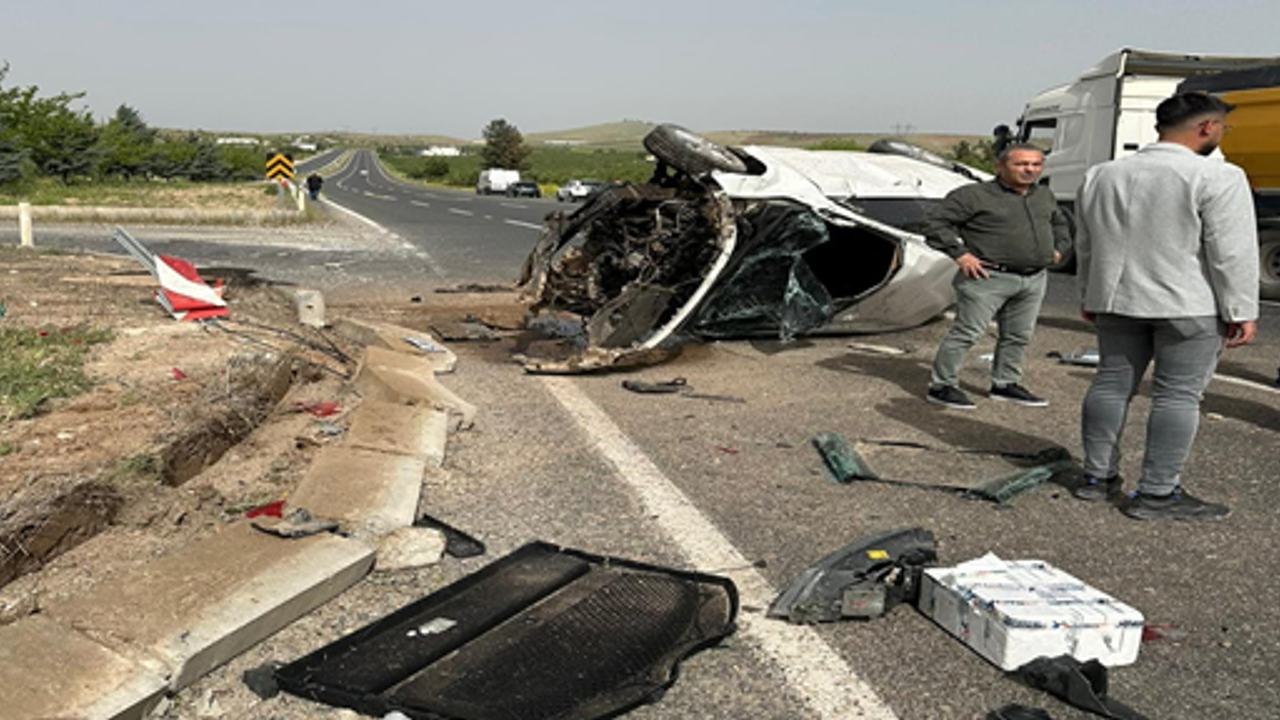 Şanlıurfa'da araç takla attı, 1 yaralı