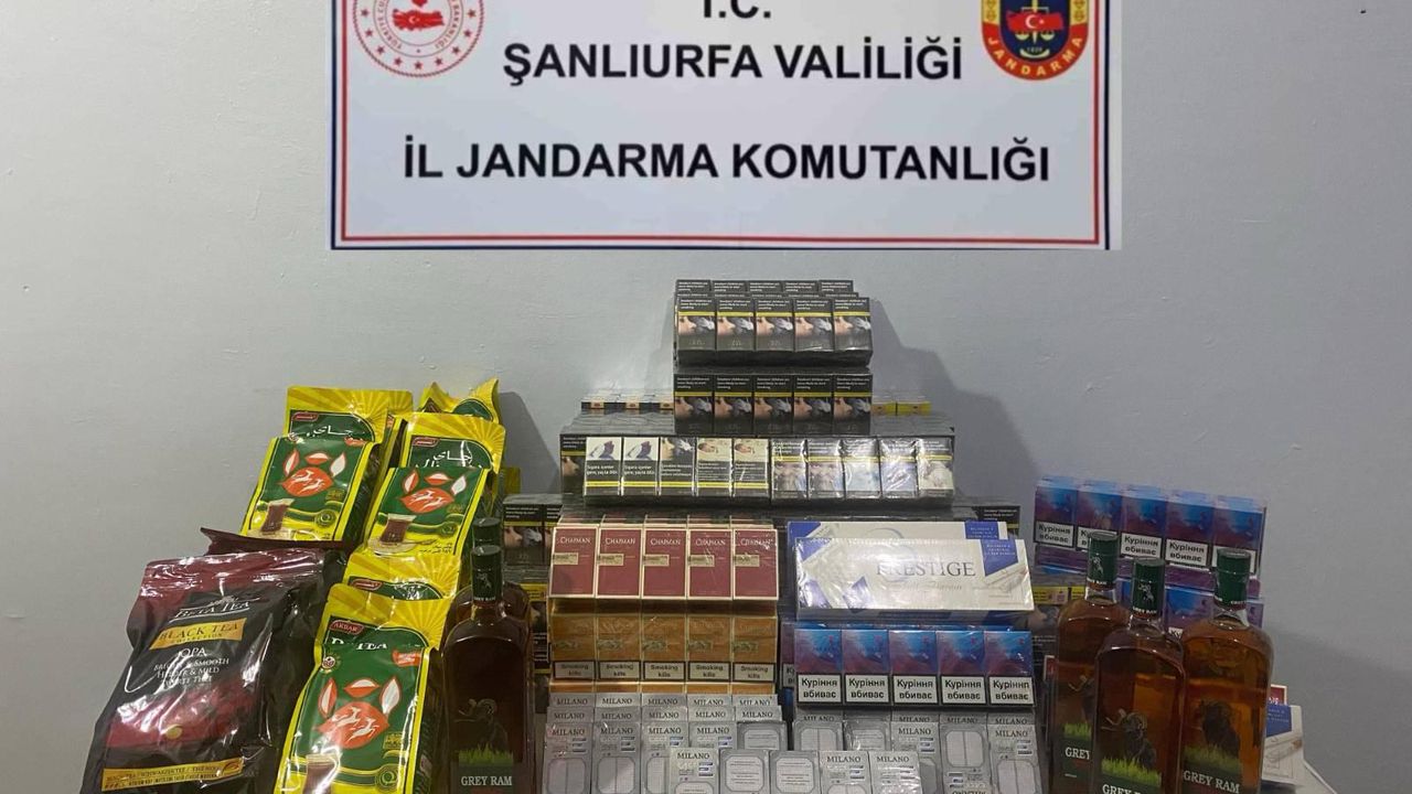 Şanlıurfa’da Kaçak Sigara ve Alkol Operasyonu: Binlerce Paket Ele Geçirildi