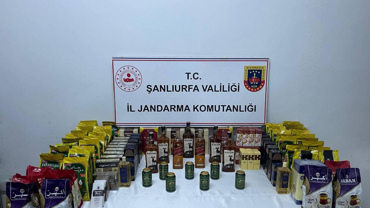 Şanlıurfa’da Kaçakçılığa Geçit Yok: Jandarmadan Tütün ve Alkol Operasyonu
