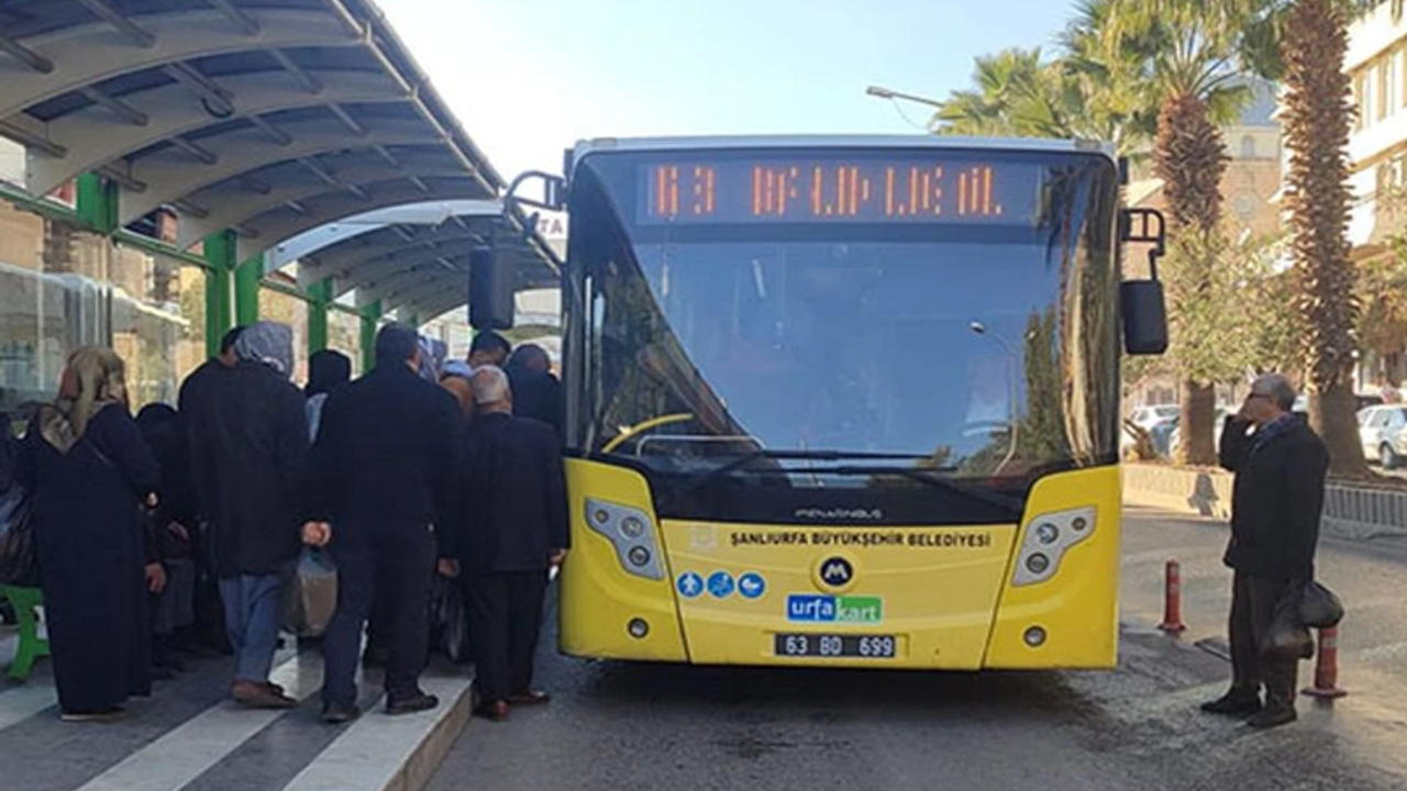 Şanlıurfa’da Cumhuriyet Bayramı’nda Toplu Taşıma Ücretsiz!