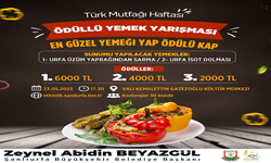 Şanlıurfa'da yemek yarışması başladı