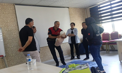 Görevli personele sağlık verildi!