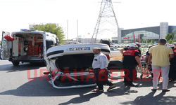 Şanlıurfa’da otomobil takla attı,1 yaralı