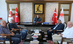 Tahir Gülebak, Mersin Cumhuriyet Başsavcısı Tolgahan Öztoprak'ı ziyaret etti