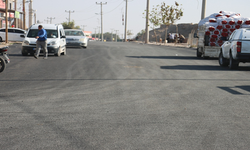 Harran’da sıcak asfalt çalışması