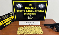 Akçakale’de 737 adet uyuşturucu hap ele geçirildi