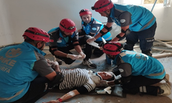 Şanlıurfa'da gerçeği aratmayan deprem tatbikatı