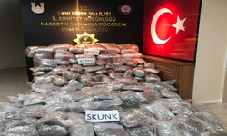Şanlıurfa’da 90 kilo skunk maddesi ele geçirildi!