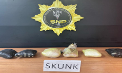 3 Kilo 900 Gram SKUNK maddesi ele geçirildi