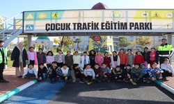 Öğrenciler Çocuk trafik eğitim parkı ile bilinçlendi