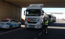 Şanlıurfa’da birçok ağır tonajlı taşıtlara ceza kesildi