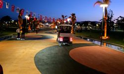 Eyyübiye Millet Bahçesinde Golf Araçları Hizmete Sunuldu