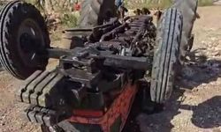 Bozova'da traktör devrildi, 1 ölü