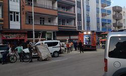 Eyyübiye'de.binada korkutan yangın