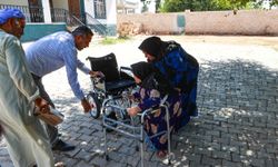 Harran'da Aysel Bata Akülü Sandalyesine Kavuştu