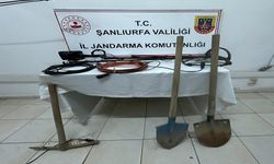 Şanlıurfa’da Dedektörle Define Ararken Yakalandılar!