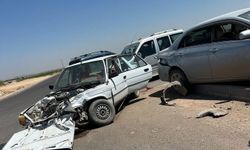 Suruç’ta İki Otomobil Çarpıştı, 4 Yaralı