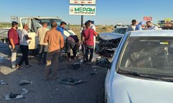 Eyyübiye’de Kestirme Yolda Tehlikeli Kaza!