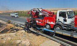 Şanlıurfa-Mardin Yolunda Tır Yangını