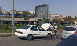 Haliliye’de Seyir Halindeki Otomobil Alev Aldı