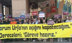 Atanamayan Öğretmenler Şanlıurfa'da Haklarını Pankartlarla Haykırdı