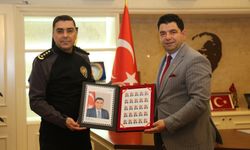 PTT Başmüdürü Yaşar, Emniyet Müdürlüğü’nü Ziyaret Etti