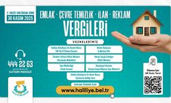 Haliliye Belediyesi Uyardı: Son Gün 30 Kasım