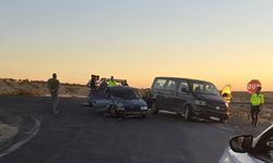 Birecik'te maddi hasarlı kaza