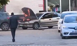 Viranşehir’de Korkutan Anlar: Otomobil Bir Anda Alev Aldı!