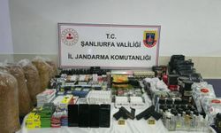 Birecik’te Kaçak Malzeme Deposu Çökertildi