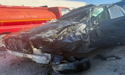 Birecik Bağlarbaşı Mahallesi Muhtarı Mehmet Öztürk Trafik Kazasında Yaralandı