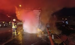 Şanlıurfa'da tır alev alev yandı