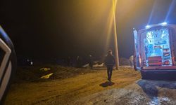 Eyyübiye'de Otomobil Tahliye Kanalına Devrildi