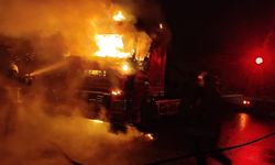 Şanlıurfa’da yürekleri ağza getiren TIR yangını