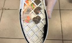 Şanlıurfa'da Ayakkabı tabanına uyuşturucu saklanmış