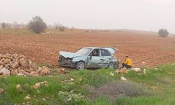 ozova’da Feci Kaza! Kontrolden Çıkan Araç Şarampole Yuvarlandı