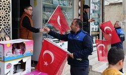 Şanlıurfa Sokaklarında Bayrak Seferberliği