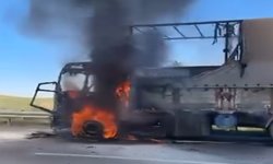 Şanlıurfa’da Faciadan Dönüldü! Kamyon Alev Topuna Döndü